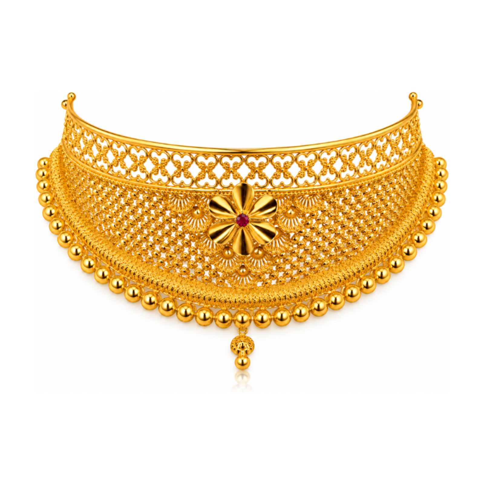 22K Gold Necklace 06