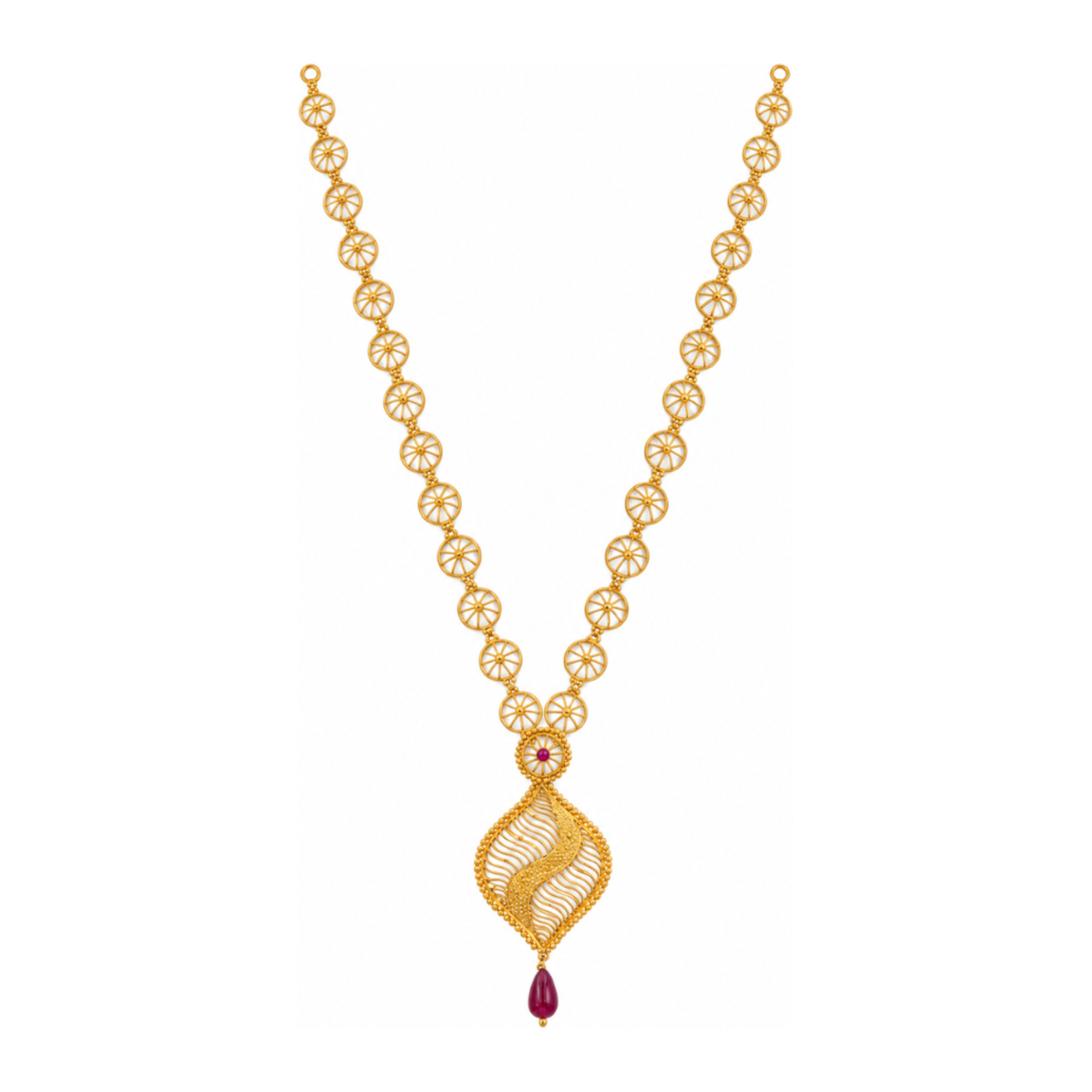 22K Gold Necklace 17