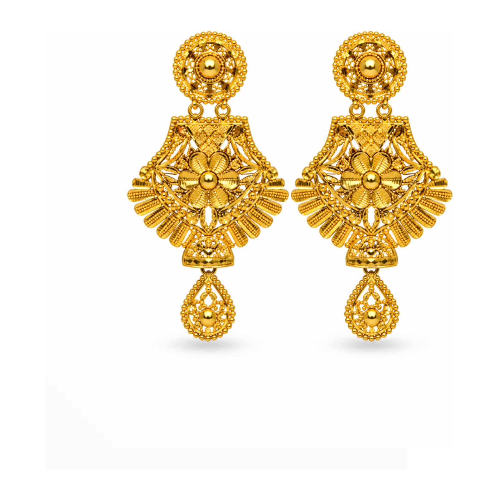 Gold Stud Earrings 10