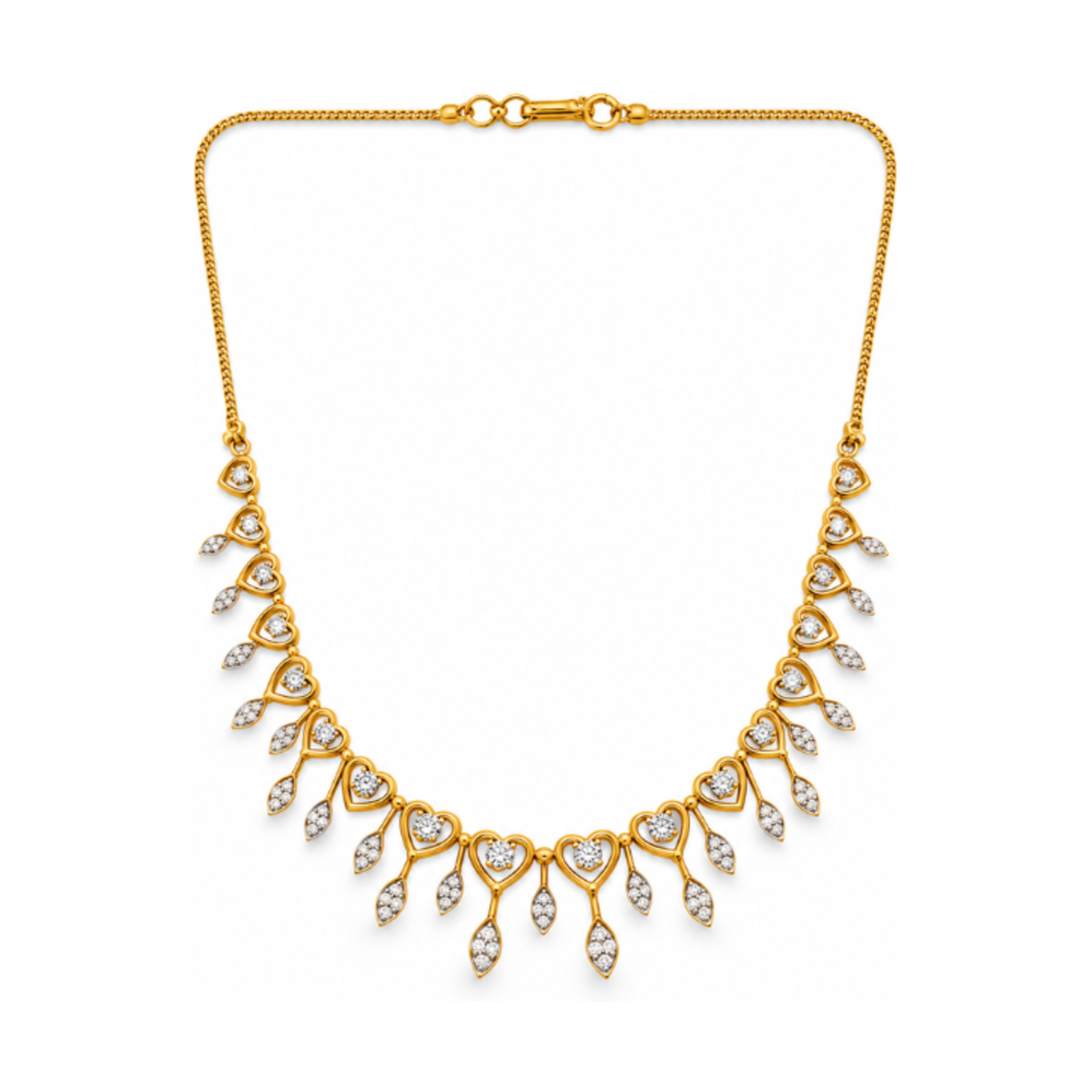 18K Diamond Necklace 01
