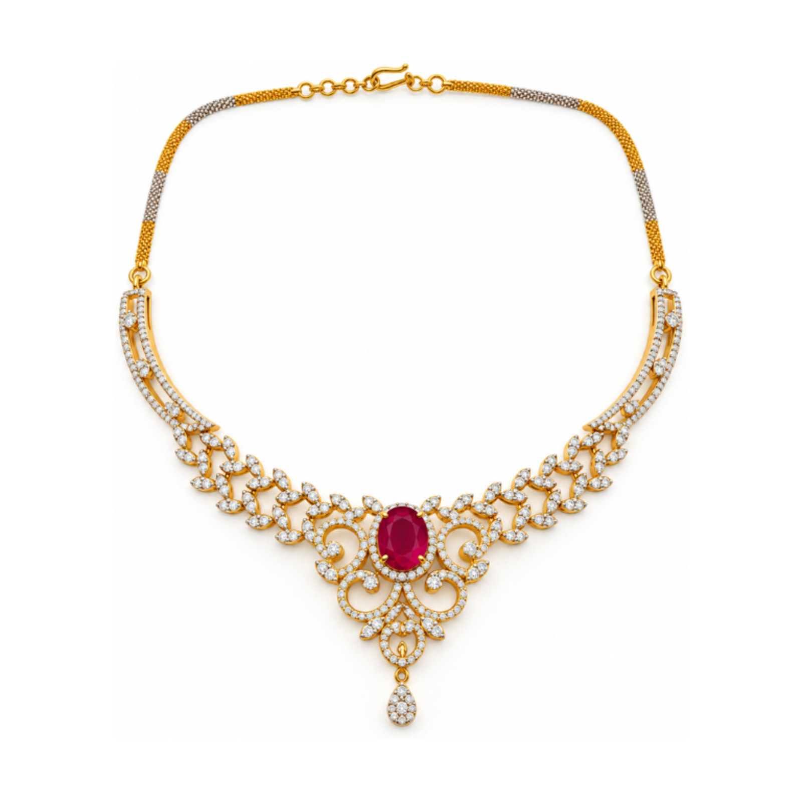 18K Diamond Necklace 04