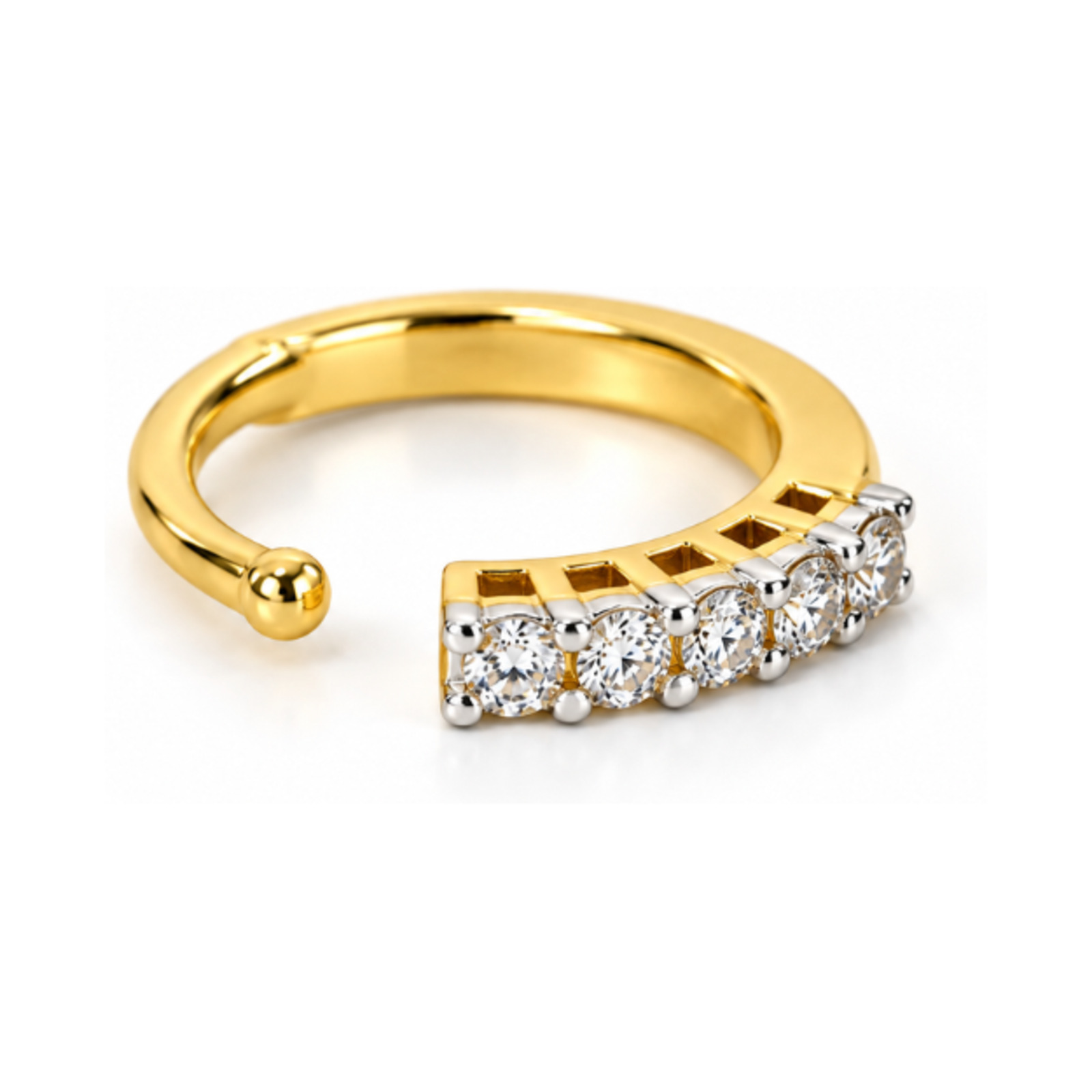 18K Diamond Nose Pin 05