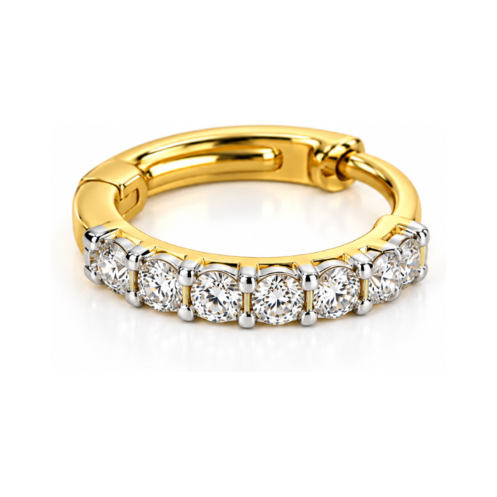18K Diamond Nose Pin 06