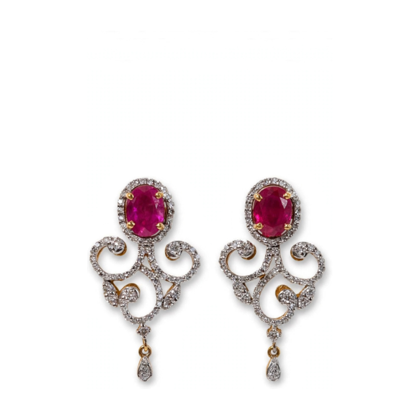 18K Diamond Stud Earrings 04
