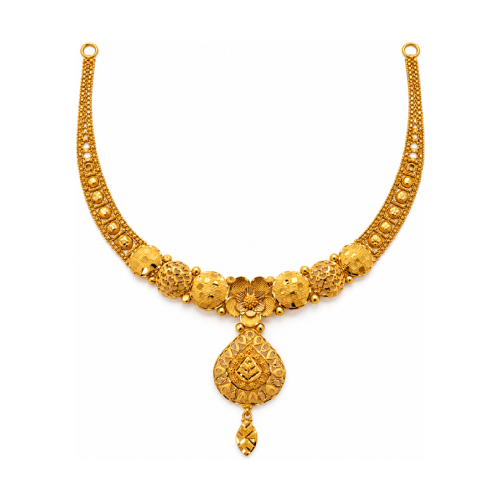 22K Gold Necklace 37