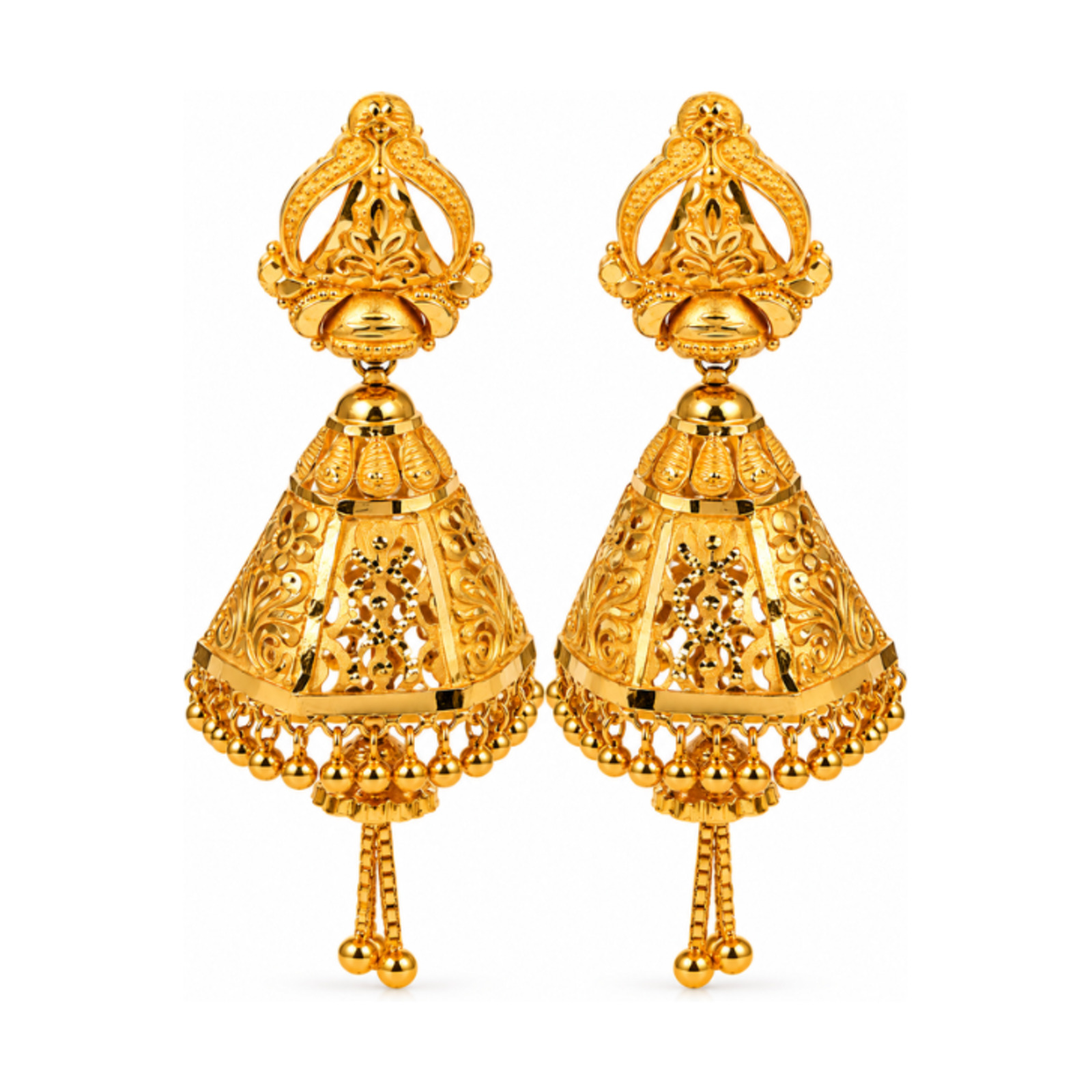Gold Stud Earrings 47