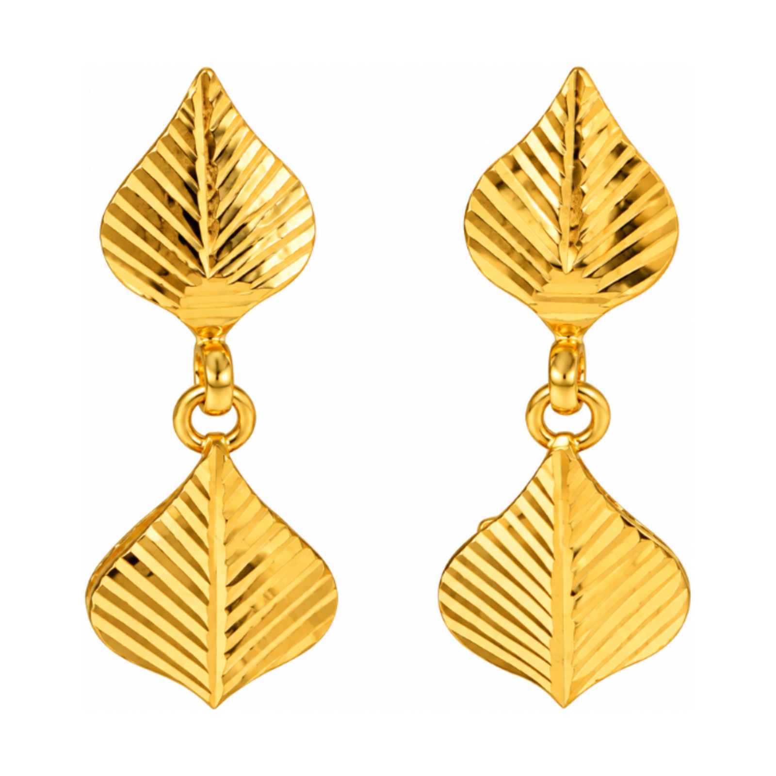 Gold Stud Earrings 53