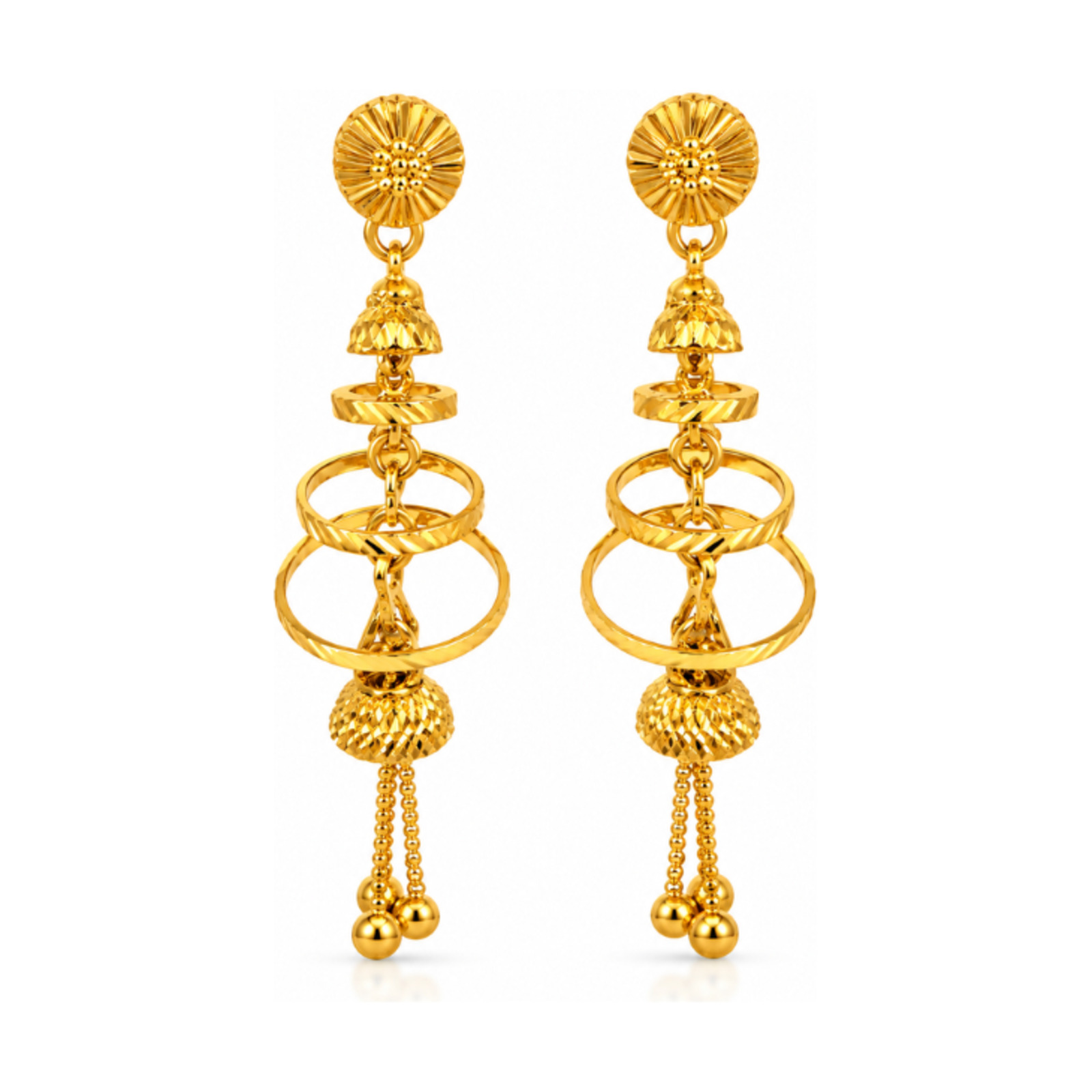 Gold Stud Earrings 58
