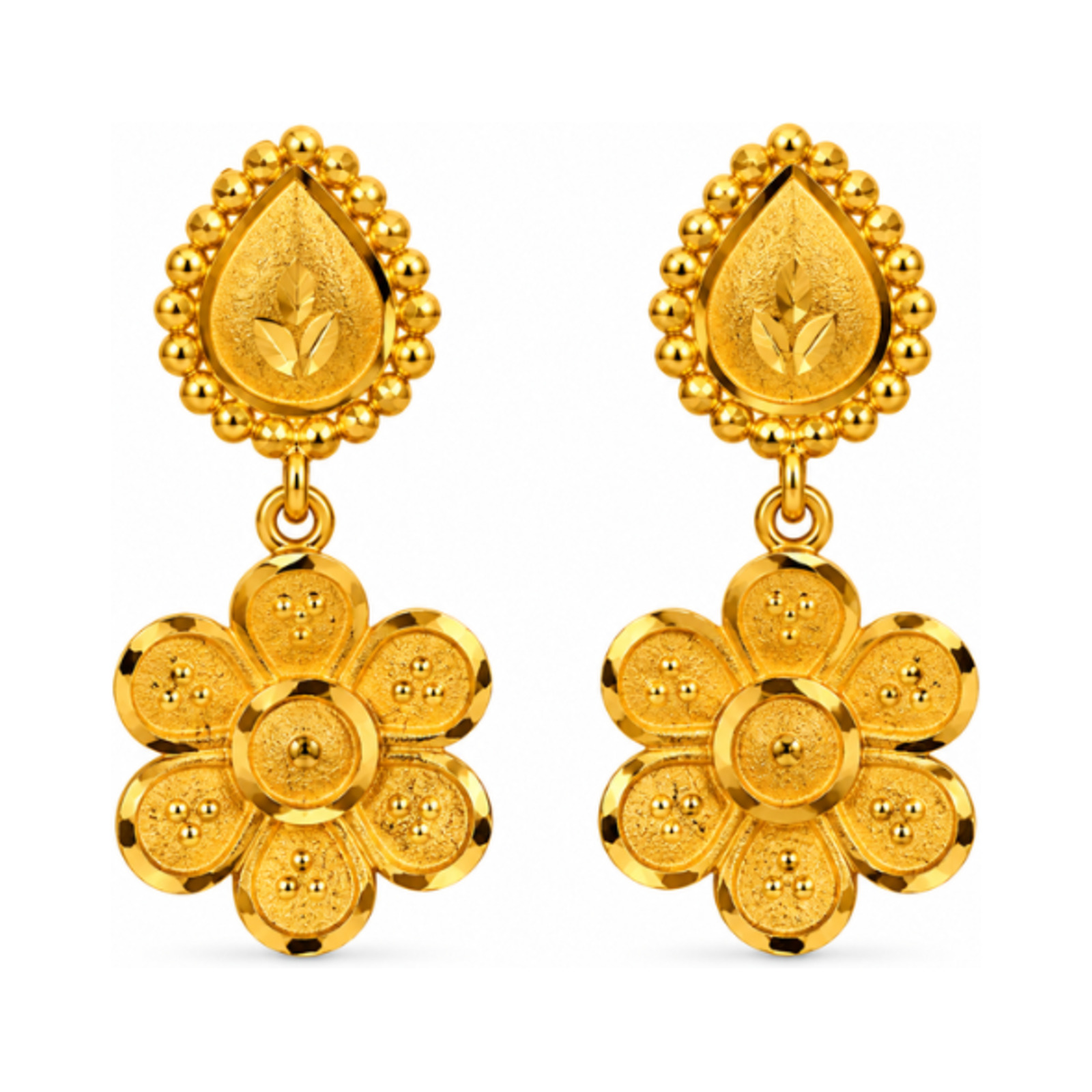 Gold Stud Earrings 59
