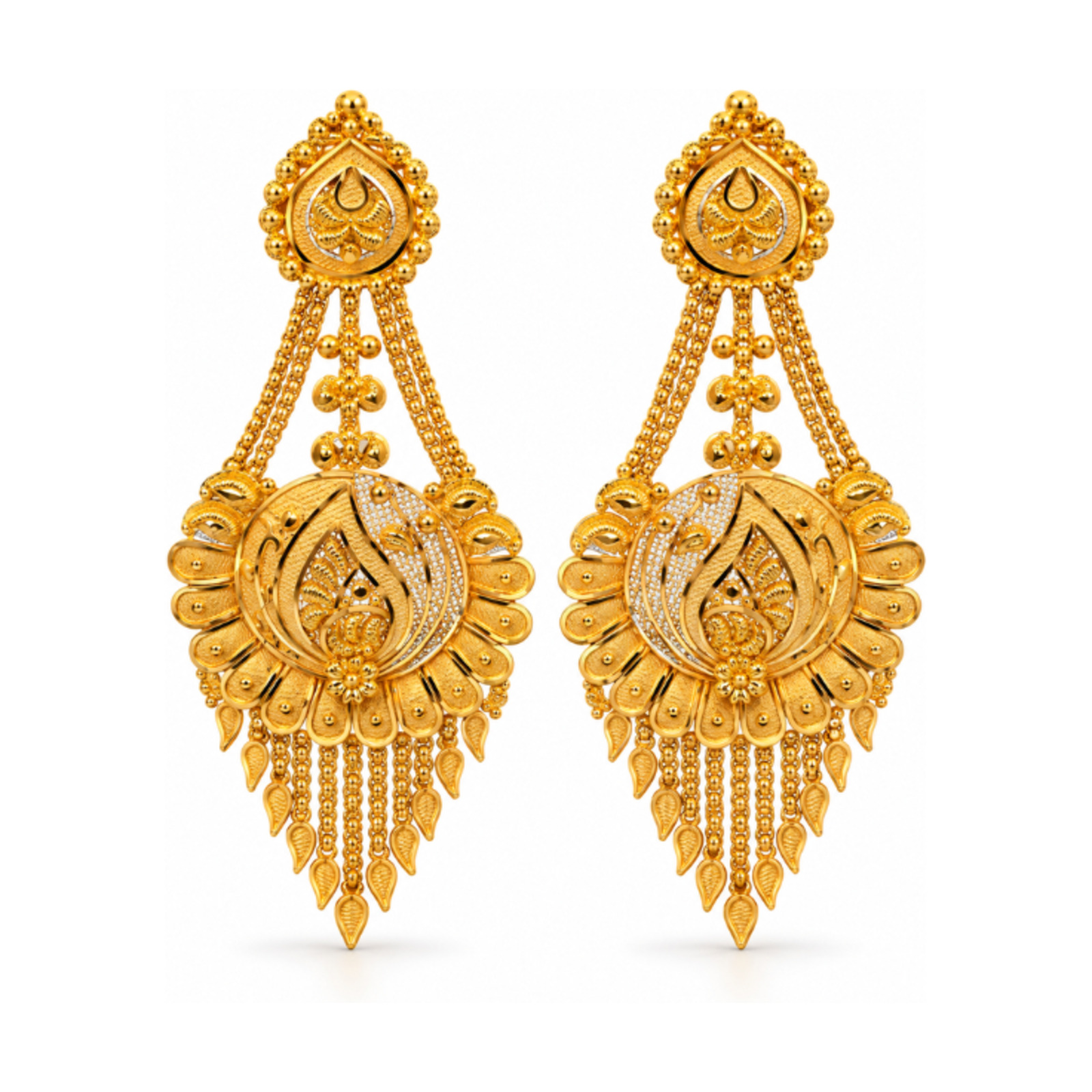 Gold Stud Earrings 62