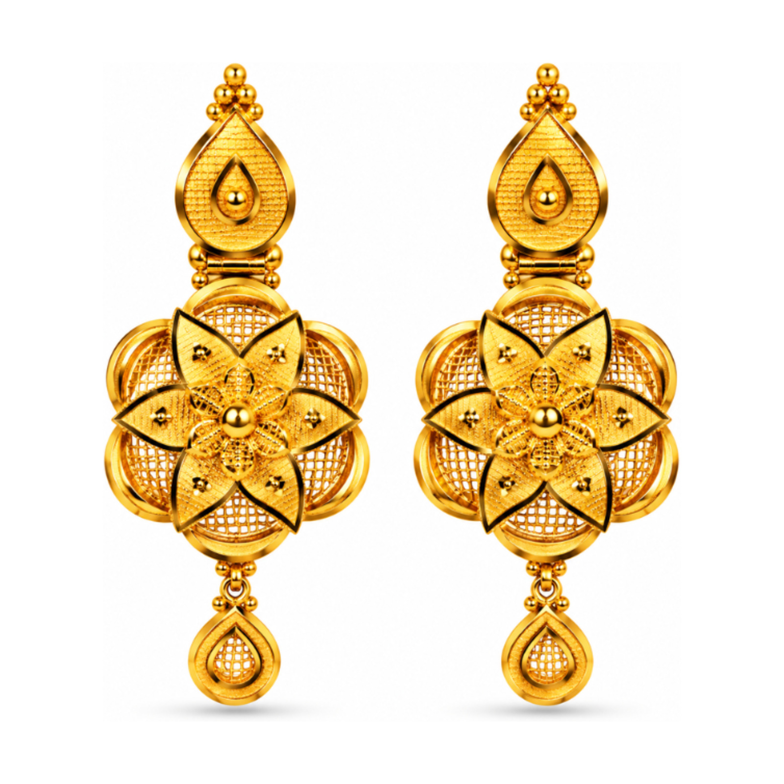Gold Stud Earrings 65