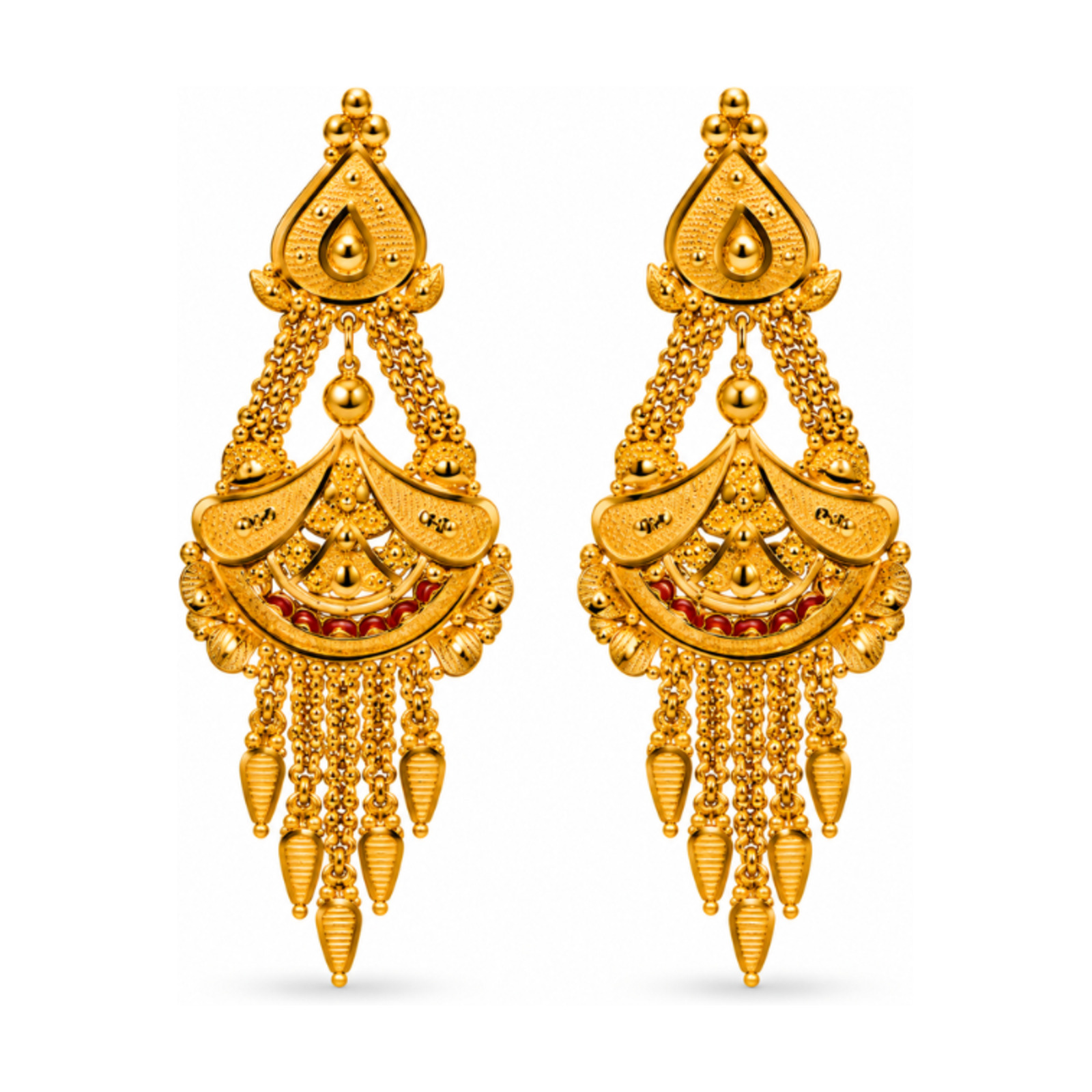 Gold Stud Earrings 67